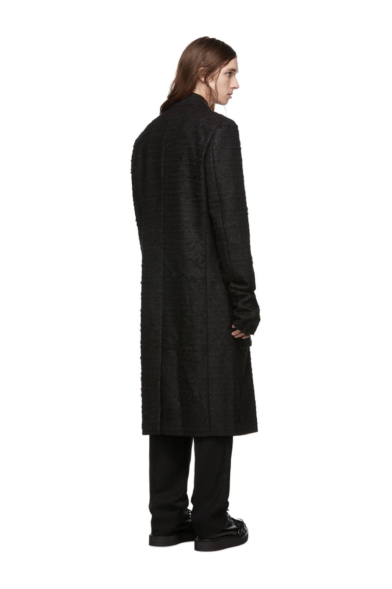 comme des garcons shirt wool coat