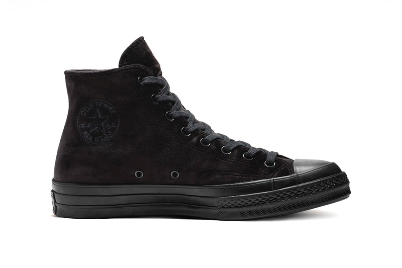 Converse Chuck 70 Velvet High Top Black Burnt Sienna Release 165171C 165170C