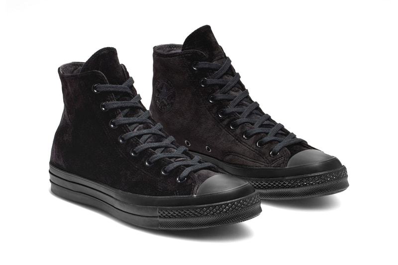 Converse Chuck 70 Velvet High Top Black Burnt Sienna Release 165171C 165170C