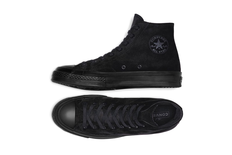 Converse Chuck 70 Velvet High Top Black Burnt Sienna Release 165171C 165170C