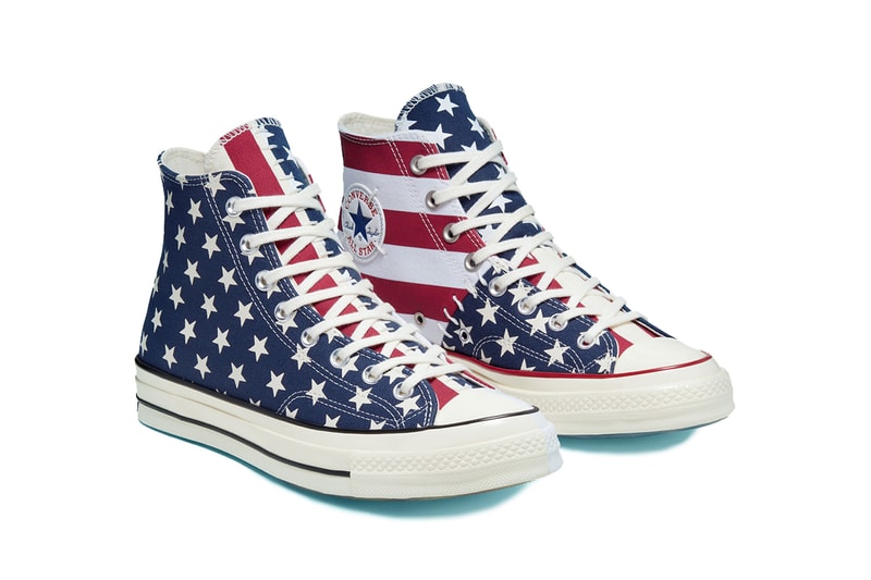 Converse Chuck Taylor 70 "Archive Reconstructed" high top all star colorway black white monochrome red blue patchwork