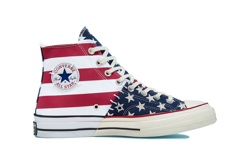 Converse Chuck Taylor 70 "Archive Reconstructed" high top all star colorway black white monochrome red blue patchwork