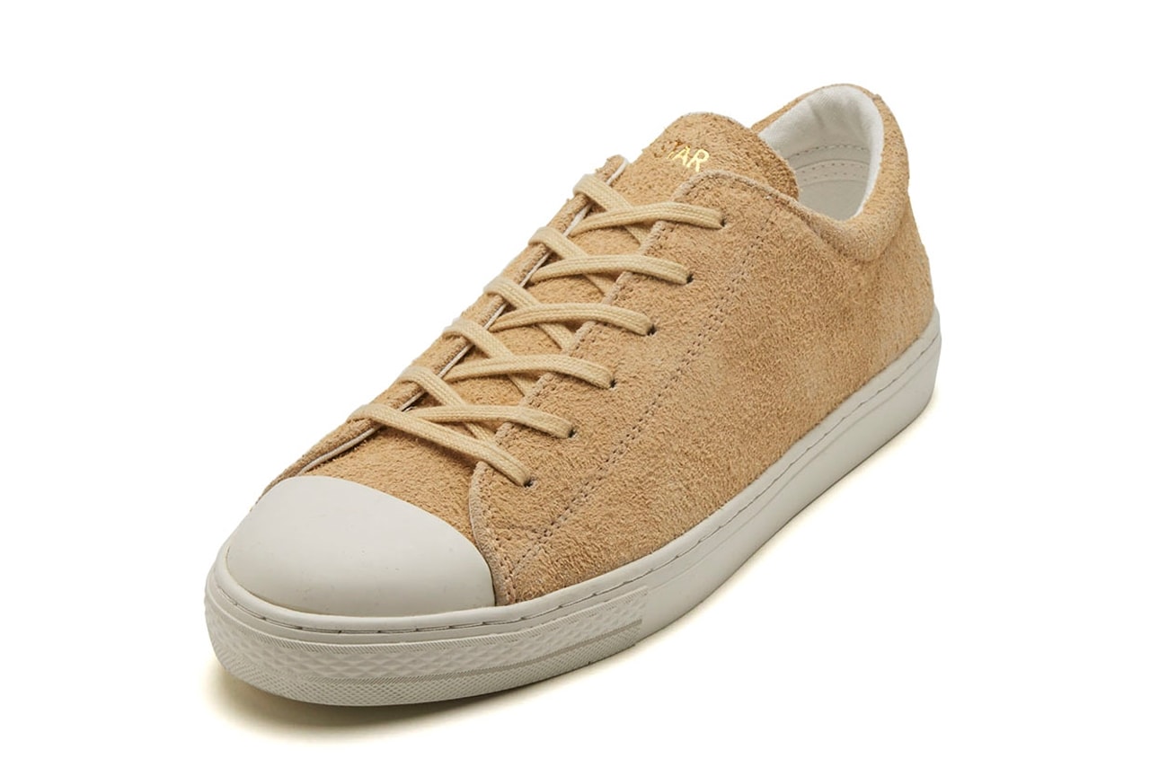 Converse releases suede all star coupe ox leather beige gold lettered tongue white toe box end of summer japan