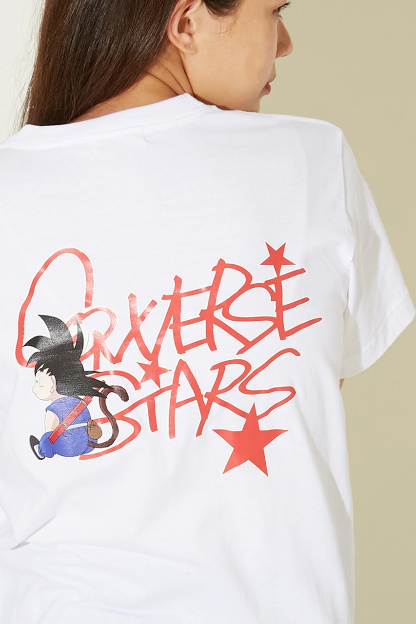 Converse Stars Japan Dragon Ball Collaboration Capsule Collection First Look Official Release Information Socks Hoodie T-Shirt Goku Title Logo Anime Series Manga Stars Red Ribbon Bulma iPhone Case Bloomers