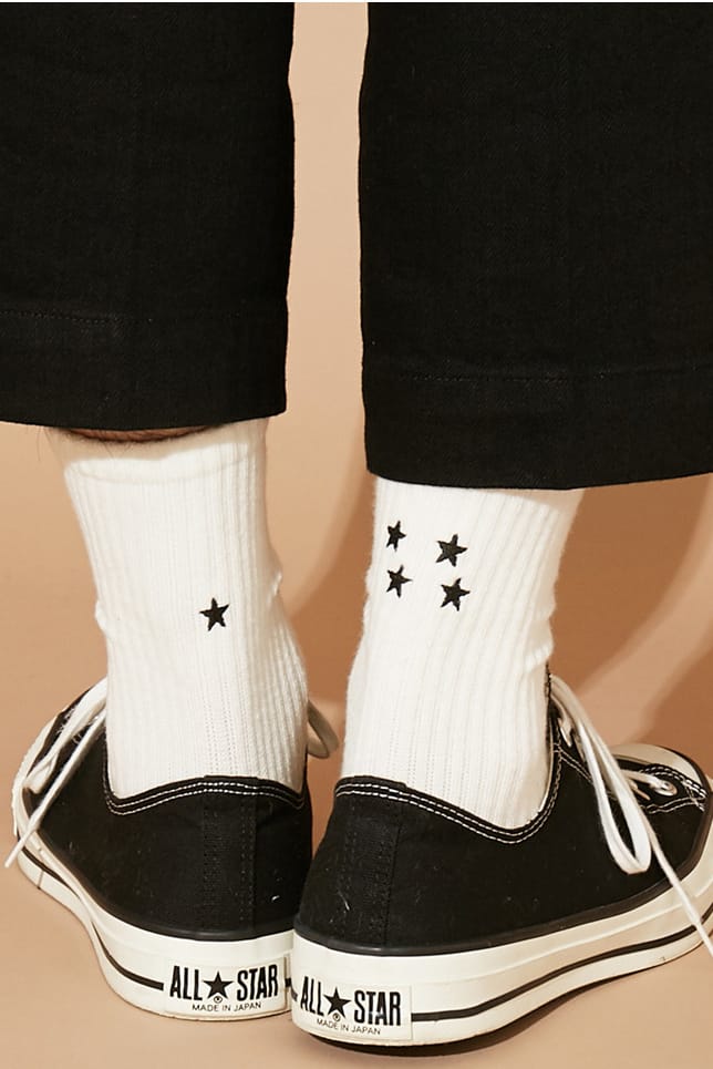 converse with long socks