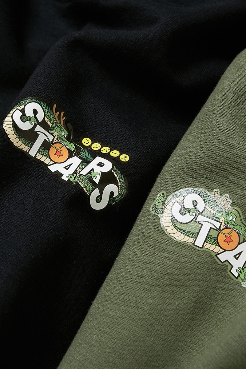 Converse Stars Japan Dragon Ball Collaboration Capsule Collection First Look Official Release Information Socks Hoodie T-Shirt Goku Title Logo Anime Series Manga Stars Red Ribbon Bulma iPhone Case Bloomers