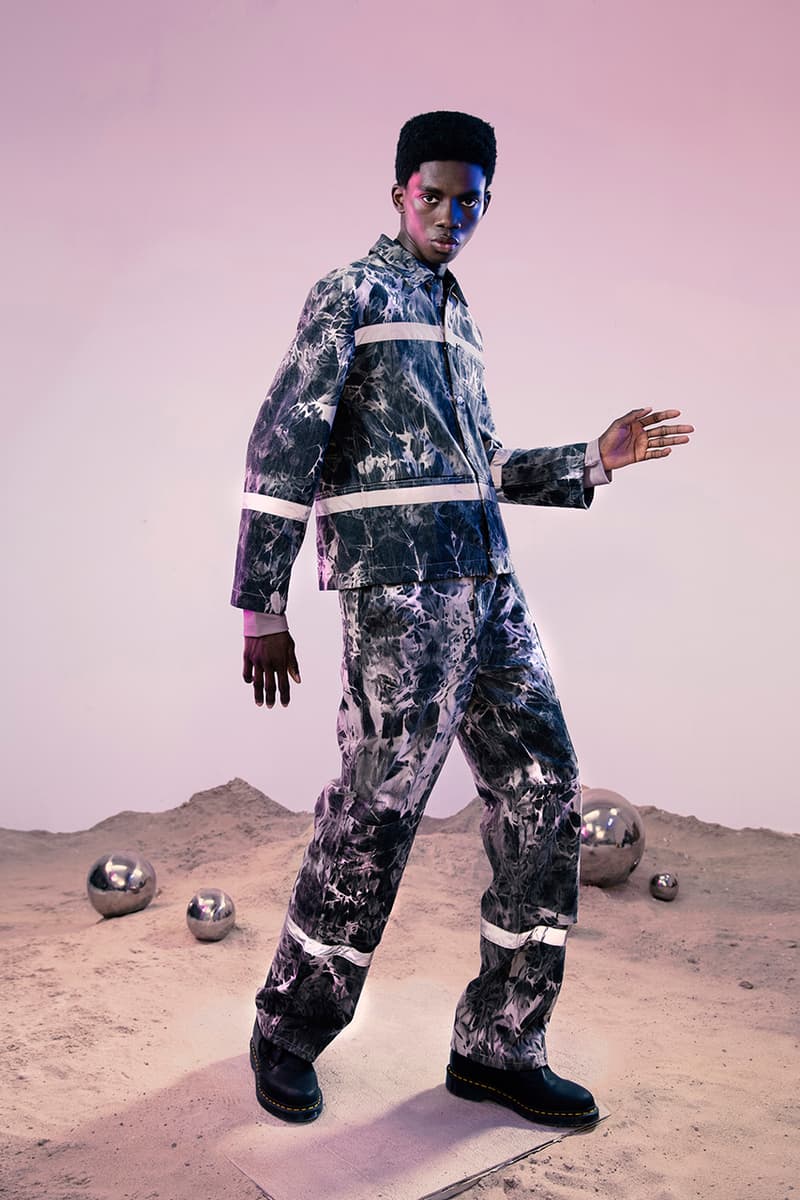 Daily Paper Fall Winter 2019 FW19 Campaign Lookbook Collection Amsterdam Label Imagery First Look Official Clothing Streetwear Afrofuturism Technical Suits Tie Dye Snake Prints 