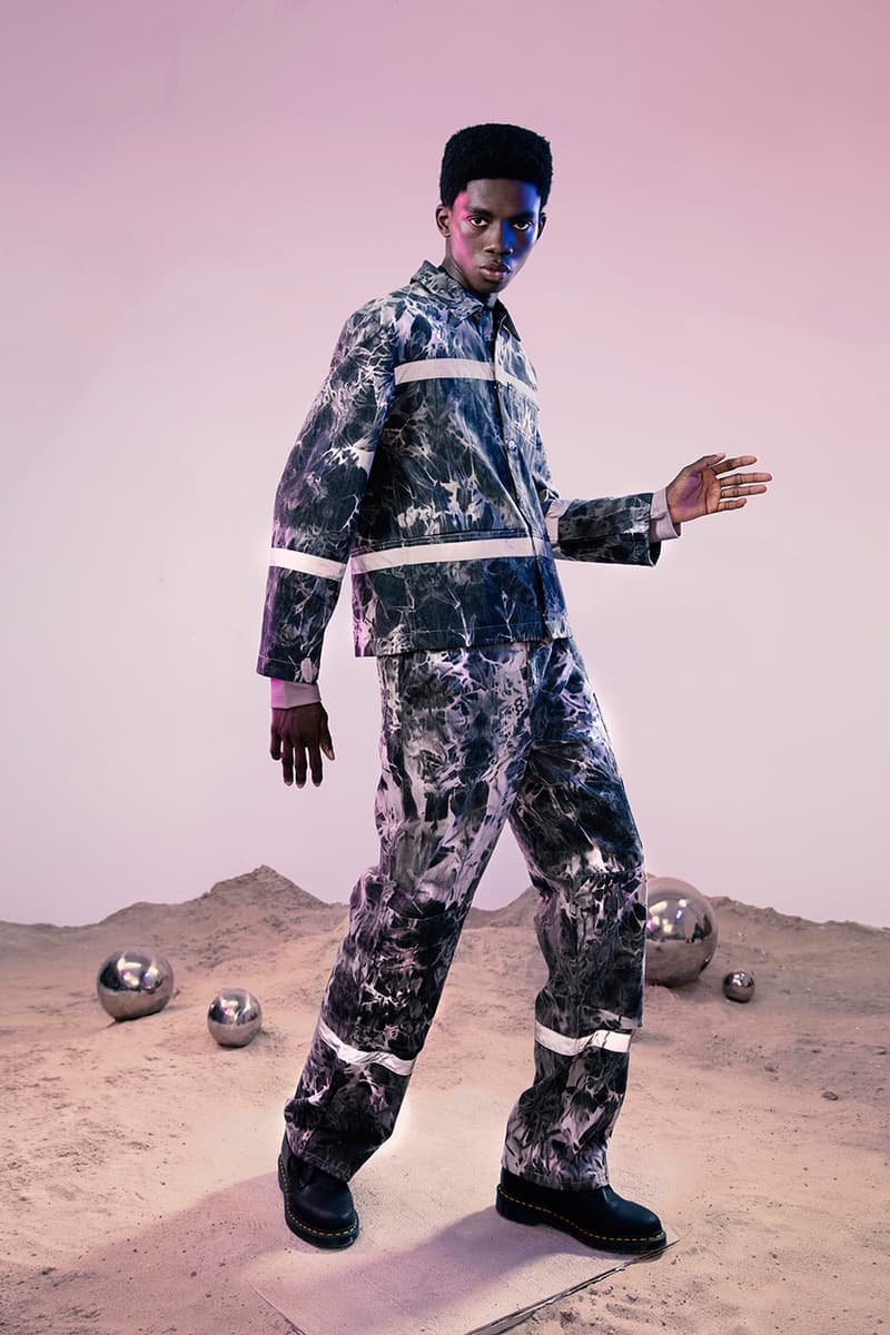 Daily Paper Fall Winter 2019 FW19 Campaign Lookbook Collection Amsterdam Label Imagery First Look Official Clothing Streetwear Afrofuturism Technical Suits Tie Dye Snake Prints