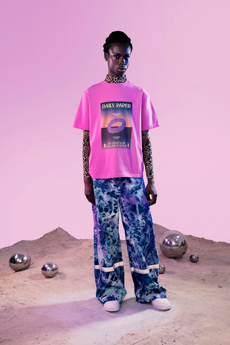 Daily Paper Fall Winter 2019 FW19 Campaign Lookbook Collection Amsterdam Label Imagery First Look Official Clothing Streetwear Afrofuturism Technical Suits Tie Dye Snake Prints 