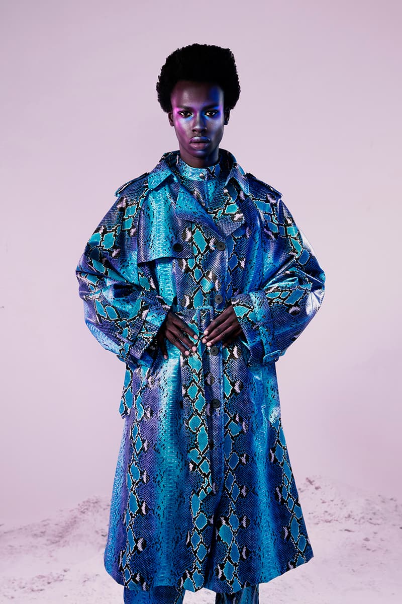 Daily Paper Fall Winter 2019 FW19 Campaign Lookbook Collection Amsterdam Label Imagery First Look Official Clothing Streetwear Afrofuturism Technical Suits Tie Dye Snake Prints 