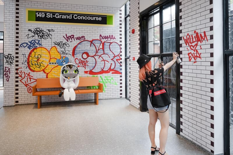 Dave Persue Wet Paint Shanghai Exhibition BunnyKitty Wavemaker Curative Co Creative Park 1 The Cool Docks MTA Subway New York City