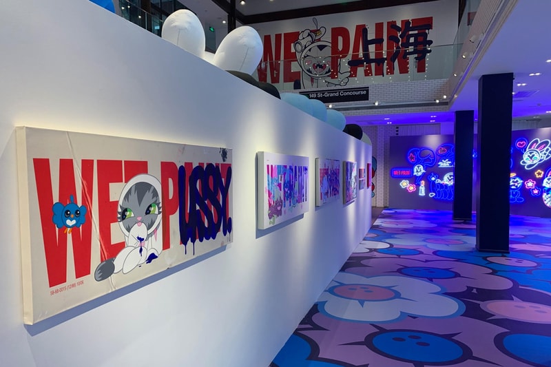 Dave Persue Wet Paint Shanghai Exhibition BunnyKitty Wavemaker Curative Co Creative Park 1 The Cool Docks MTA Subway New York City