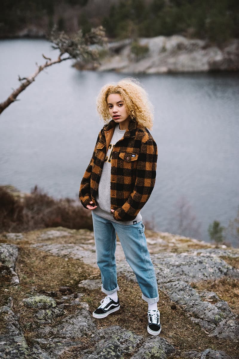 Dickes Life Fall Winter 2019 FW19 Collection Lookbook Mens Women Workwear Silhouettes Lewisburg Velvet work pant Garrison jacket Co Ord Pieces Sherpa Trucker Padded Outerwear