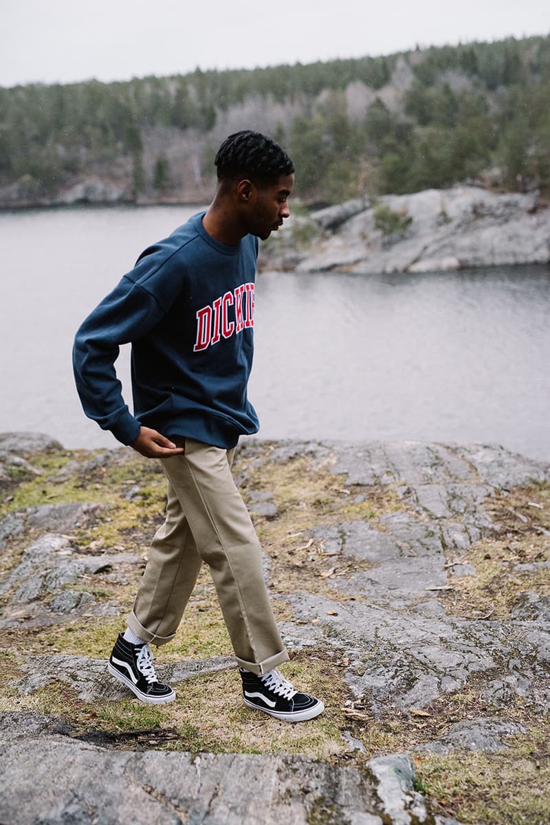 Dickes Life Fall Winter 2019 FW19 Collection Lookbook Mens Women Workwear Silhouettes Lewisburg Velvet work pant Garrison jacket Co Ord Pieces Sherpa Trucker Padded Outerwear