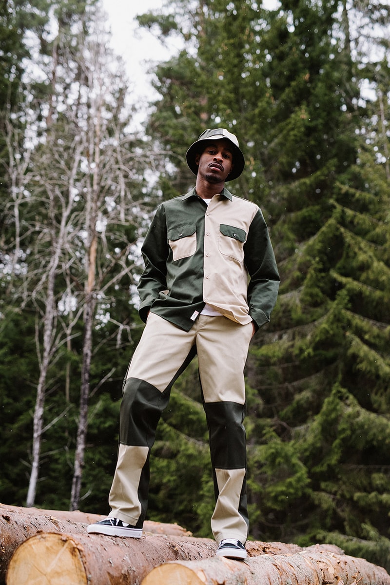 Dickes Life Fall Winter 2019 FW19 Collection Lookbook Mens Women Workwear Silhouettes Lewisburg Velvet work pant Garrison jacket Co Ord Pieces Sherpa Trucker Padded Outerwear 