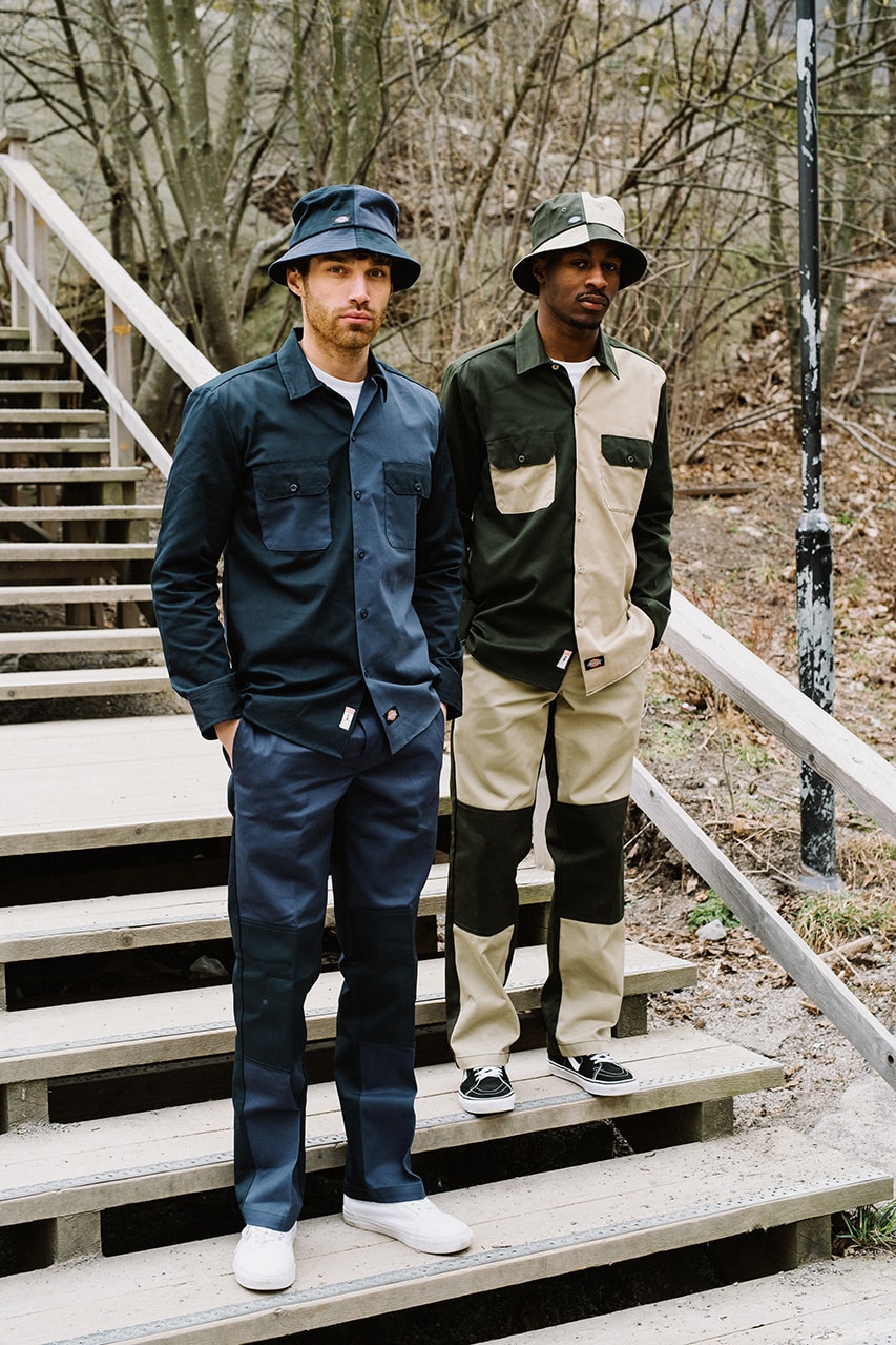 Dickes Life Fall Winter 2019 FW19 Collection Lookbook Mens Women Workwear Silhouettes Lewisburg Velvet work pant Garrison jacket Co Ord Pieces Sherpa Trucker Padded Outerwear 