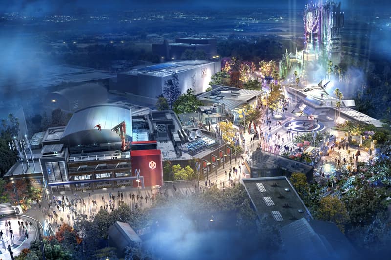Disneyland Reveals Avengers Campus Addition Concept Art marvel superheroes MCU cinematic universe walt disney studios theme parks california adventure guardians of the galaxy spider-man iron man