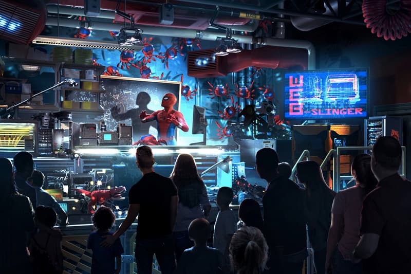 Disneyland Reveals Avengers Campus Addition Concept Art marvel superheroes MCU cinematic universe walt disney studios theme parks california adventure guardians of the galaxy spider-man iron man