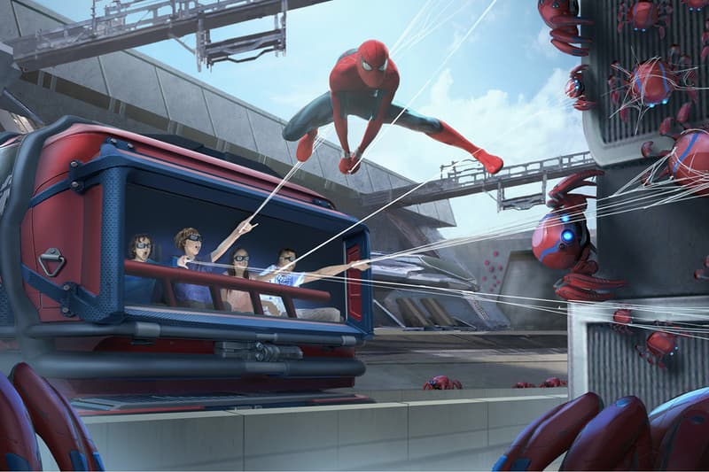 Disneyland Reveals Avengers Campus Addition Concept Art marvel superheroes MCU cinematic universe walt disney studios theme parks california adventure guardians of the galaxy spider-man iron man 