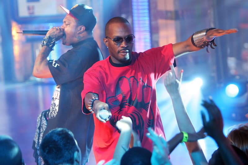Three 6 Mafia reunited tour juicy j dj paul gangsta boo crunchy black rap hip hop southern memphis group hiatus 2012 caption onemusic mestival