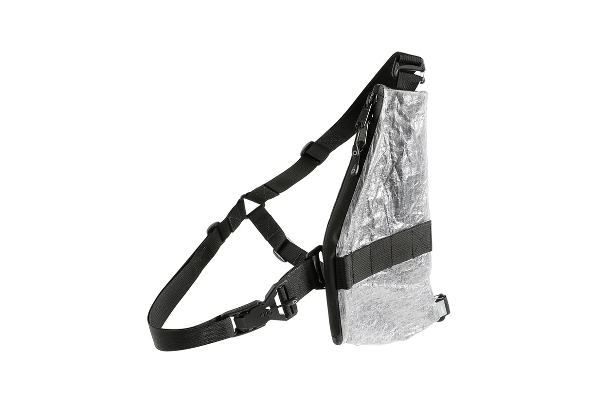 DSPTCH RND Clear Panel Dyneema Collection White Black Unit Holster Pouch Vertical Pouch Sling Pouch