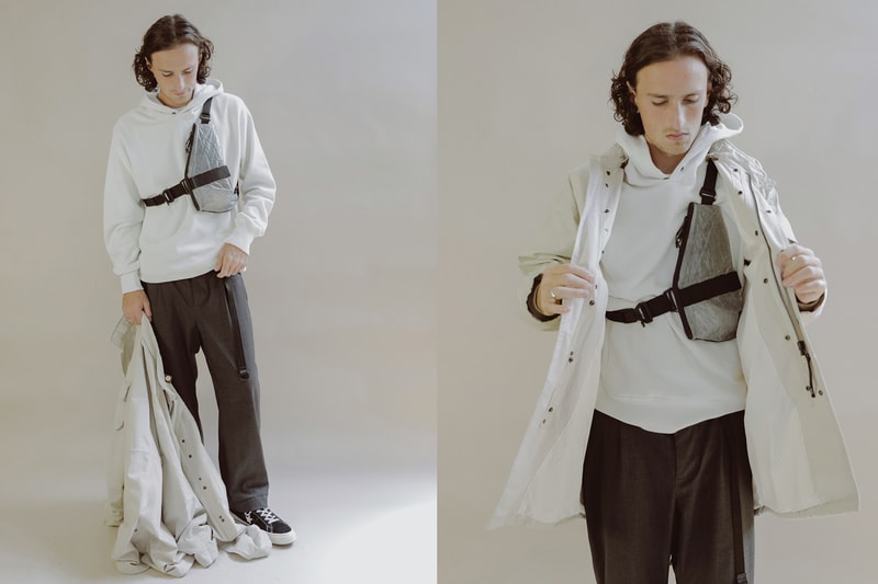 DSPTCH RND Clear Panel Dyneema Collection White Black Unit Holster Pouch Vertical Pouch Sling Pouch