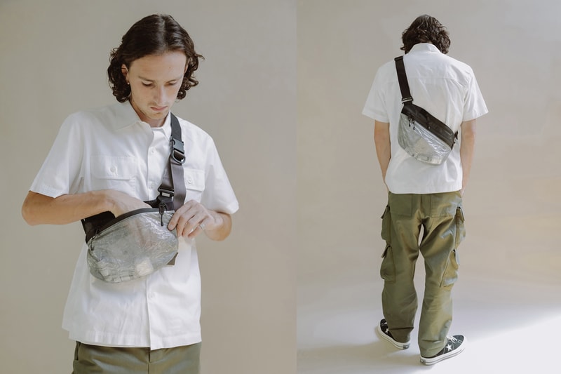 DSPTCH RND Clear Panel Dyneema Collection White Black Unit Holster Pouch Vertical Pouch Sling Pouch