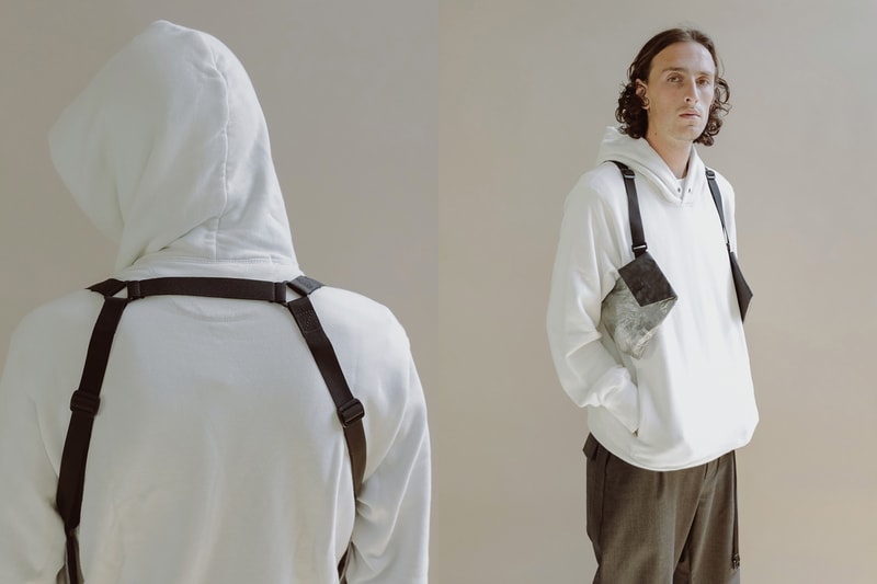DSPTCH RND Clear Panel Dyneema Collection White Black Unit Holster Pouch Vertical Pouch Sling Pouch