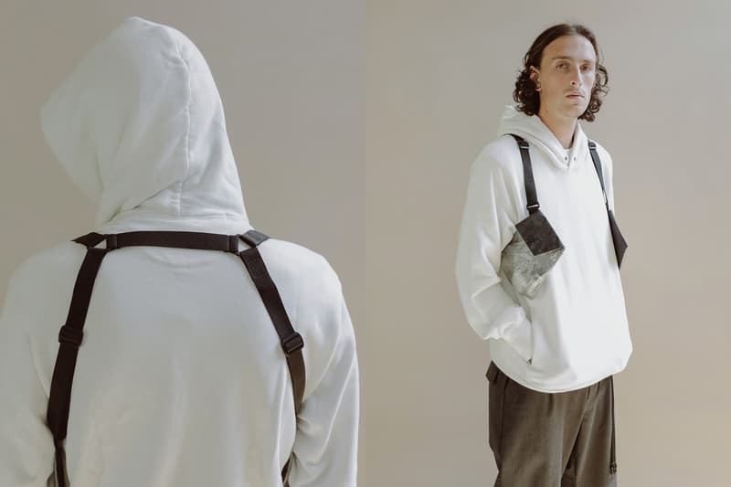 DSPTCH RND Clear Panel Dyneema Collection White Black Unit Holster Pouch Vertical Pouch Sling Pouch