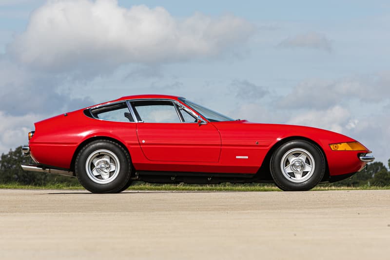 Elton John 1972 Ferrari Daytona on Auction sir rock music legend vintage cars prancing horse silverstone auctions collectors