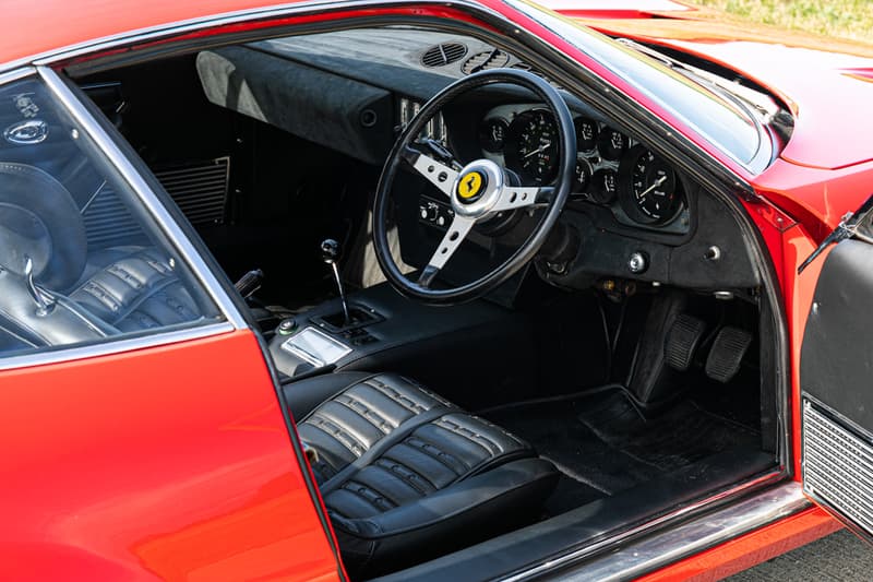 Elton John 1972 Ferrari Daytona on Auction sir rock music legend vintage cars prancing horse silverstone auctions collectors