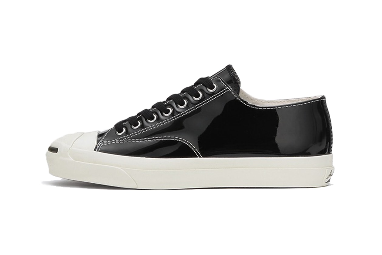 Converse Black Enamel Jack Purcell Release Sneaker Drop