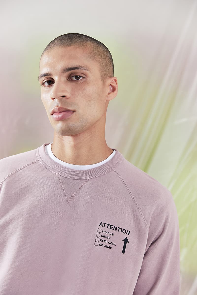 END. Clothing x Wood Wood "Fragile" Fall Winter 2019 FW19 Collection Collaboration Danish Streetwear Label Newcastle Glasgow London Launches Online Capsule Socks Caps Kael Jacket Fred Hoody Brandon Shirt Hester Sweatshirt Sami T-Shirt