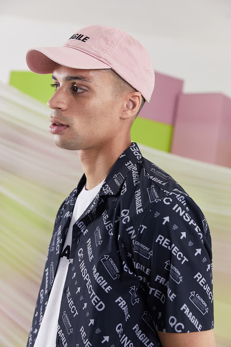 END. Clothing x Wood Wood "Fragile" Fall Winter 2019 FW19 Collection Collaboration Danish Streetwear Label Newcastle Glasgow London Launches Online Capsule Socks Caps Kael Jacket Fred Hoody Brandon Shirt Hester Sweatshirt Sami T-Shirt