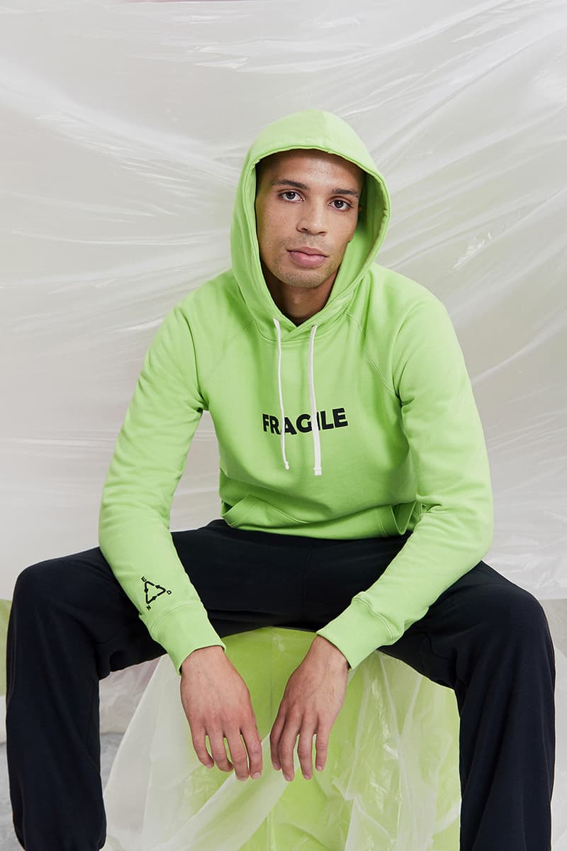 END. Clothing x Wood Wood "Fragile" Fall Winter 2019 FW19 Collection Collaboration Danish Streetwear Label Newcastle Glasgow London Launches Online Capsule Socks Caps Kael Jacket Fred Hoody Brandon Shirt Hester Sweatshirt Sami T-Shirt