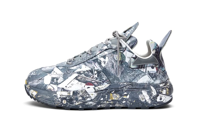 Eytys Laser Leather Print "Ocean Camo" New Sneaker Silhouette Minimal Chunky Ticked Reflective Laces Transparent Details Tumbled Leather Neoprene Release Information First Look Imagery Buy Cop Online Instore Now
