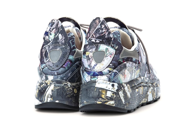 Eytys Laser Leather Print "Ocean Camo" New Sneaker Silhouette Minimal Chunky Ticked Reflective Laces Transparent Details Tumbled Leather Neoprene Release Information First Look Imagery Buy Cop Online Instore Now 