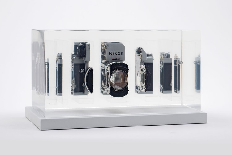 Artist Fabian Oefner Slices up Vintage Cameras to Create Resin Sculptures