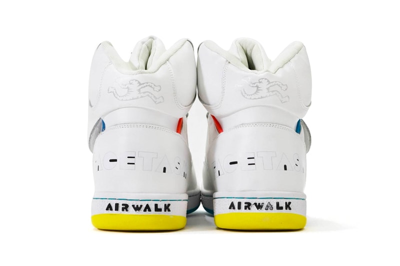 FACETASM Airwalk Disaster Enigma 1980 1990 skateboard lifestyle cushion hi tops high tops hi ankle king of skate shoes white black tonal sneaker footwear