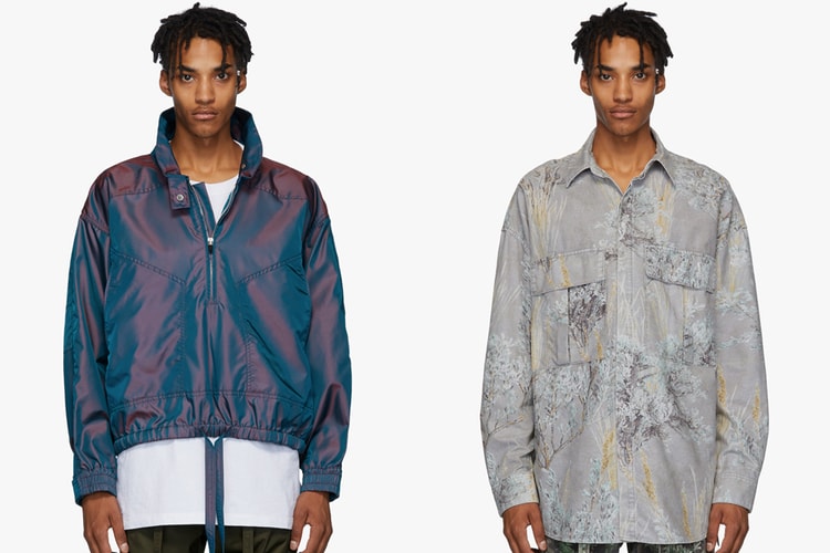 Fear of God's Latest FW19 Drop Features Iridescent Details and Camouflage Prints