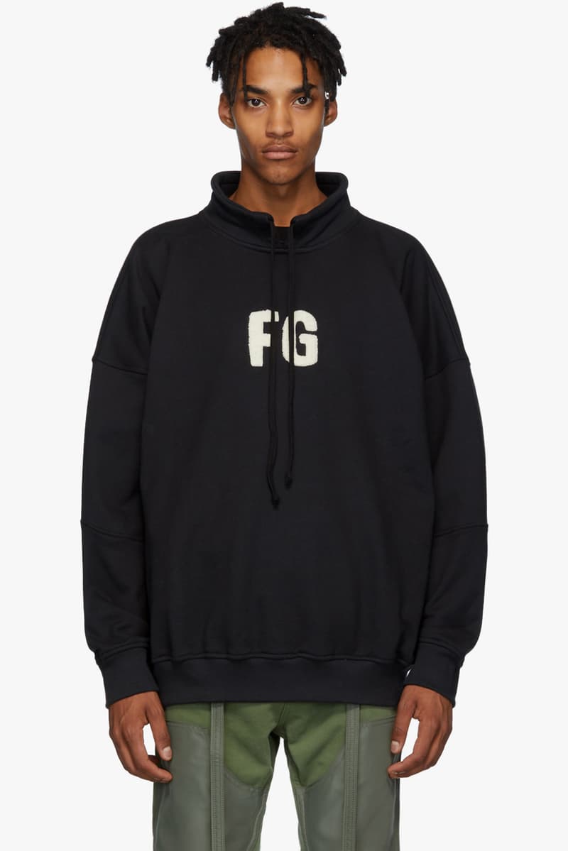 fear of god fall winter 2019 collection release iridescent jacket fg branded logo hoodies varsity jacket camouflage camo pants shirt 