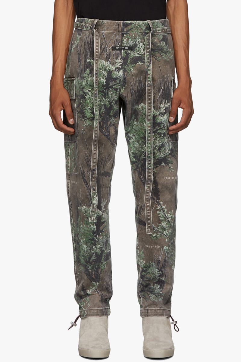fear of god ghost camo pants