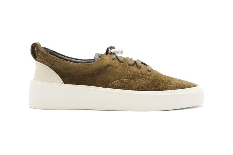 Fear of God Drops SSENSE Exclusive Khaki Suede Sneakers