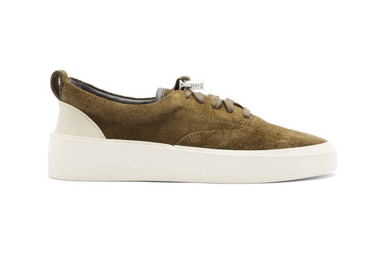 Fear of God Drops SSENSE Exclusive Khaki Suede Sneakers