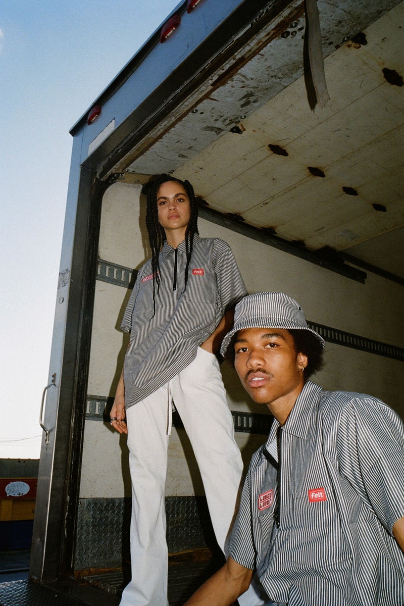 FELT Spring/Summer 2019 Latest Drop Work Shirts Long Sleeves Bucket Hats Totes Blankets Purple Black Blue Brown