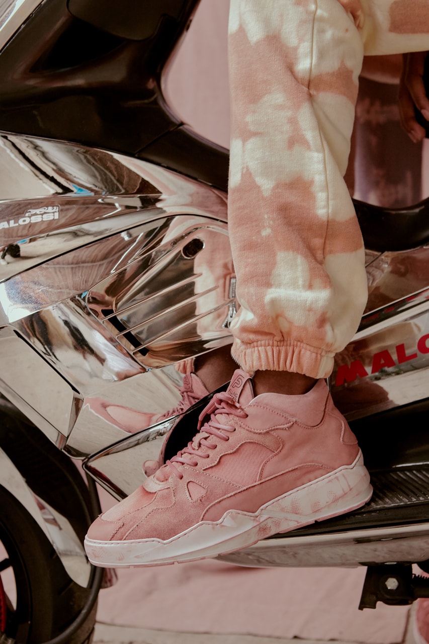 Filling Pieces Fall/Winter 2019 Collection Drop "NEW WORLD" Tie-dye Pink White Lay Up Icey Dip Dye Sneakers Hoodies Sweatpants Long sleeves Purple