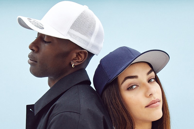 Flexfit 110 Snapback Combines With FlexFit Technology To Get A New And Improved Trucker Hat Look men's women's plastic bottles recycling