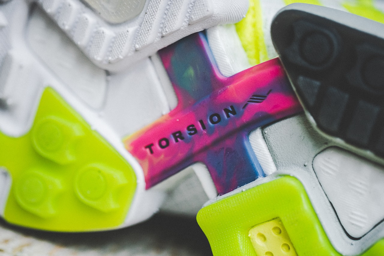 Footpatrol x adidas Consortium ZX Torsion BOOST Sneaker Release Information London Paris Footwear Store TPU 30th Anniversary Notting Hill Carnival Project Colorful Bar 