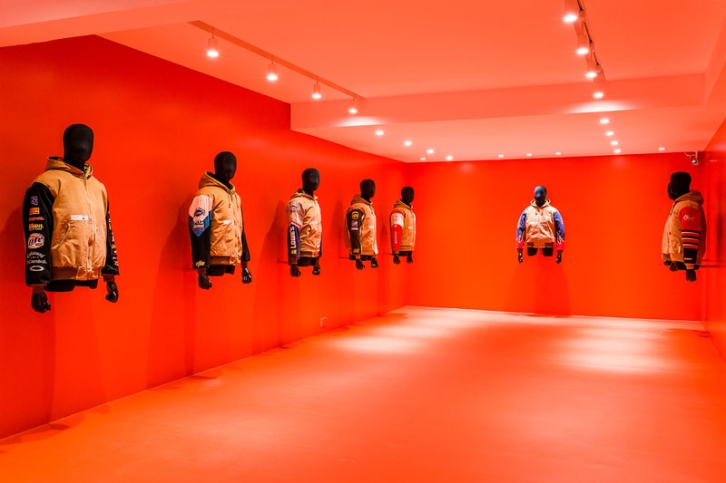 Forty percent against rights Carhartt work in progress SECOND CHANCE Exhibition garments art gallery invincible taiwan exclusive event silk print shop pop up