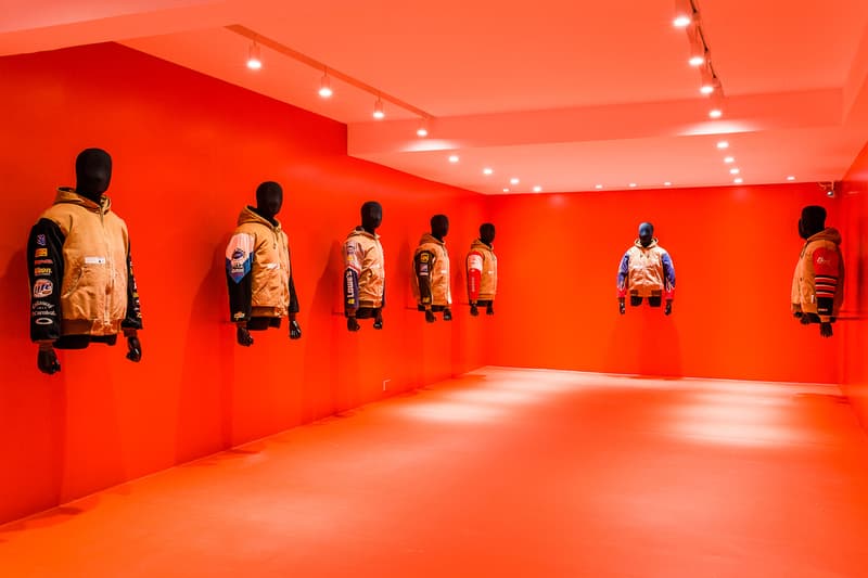 Forty percent against rights Carhartt work in progress SECOND CHANCE Exhibition garments art gallery invincible taiwan exclusive event silk print shop pop up